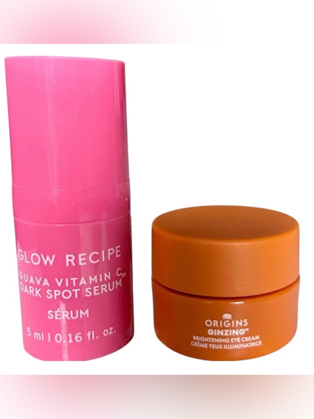Viral GLOW RECIPE Vitamin C Serum & Origins Ginzing Eye Cream Set ✨NEW✨